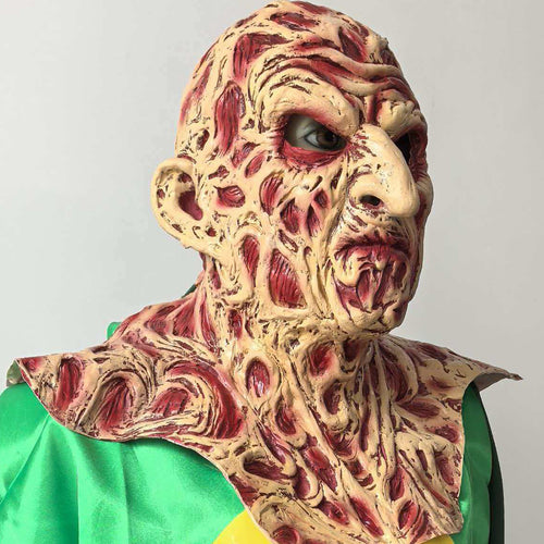 Cagoule de zombie à chair putréfiée