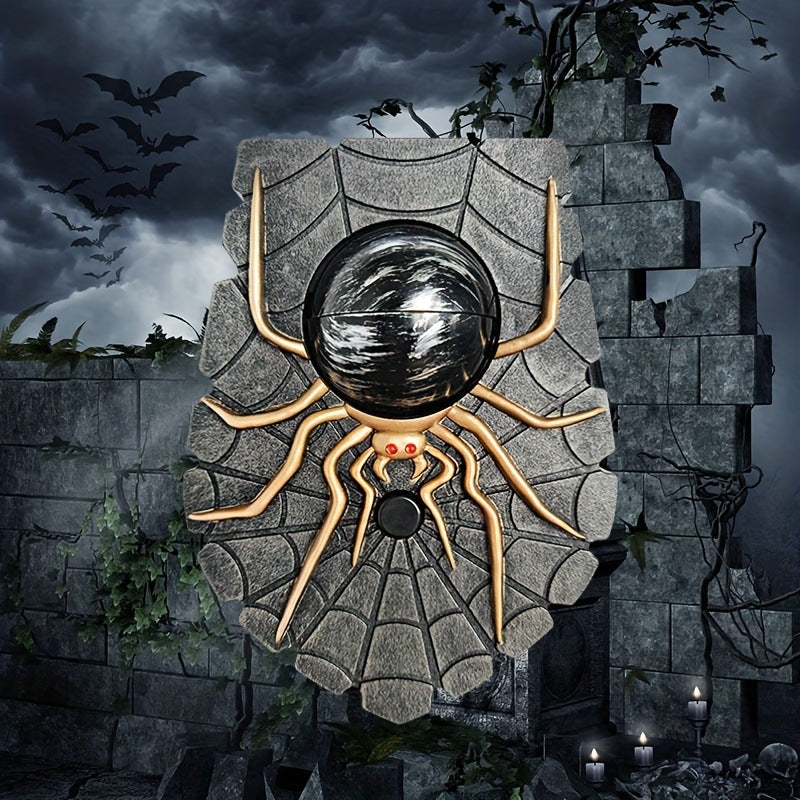 Sonnette de porte araignée à œil effrayant