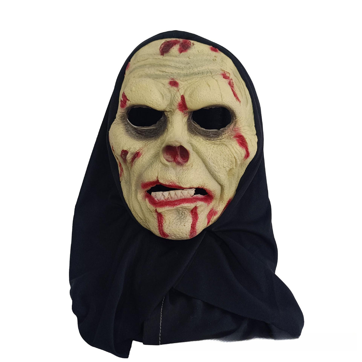 Hooded Old Hag Mask