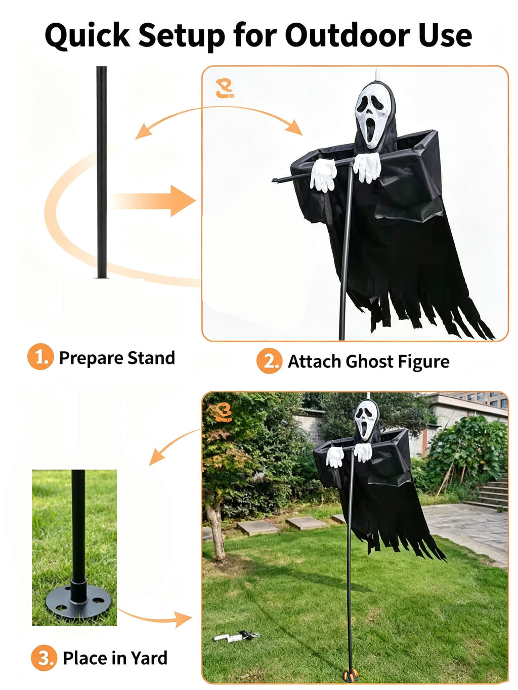Wind Ghost Yard Stake