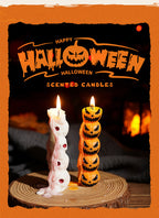 Bougie effrayante d’Halloween