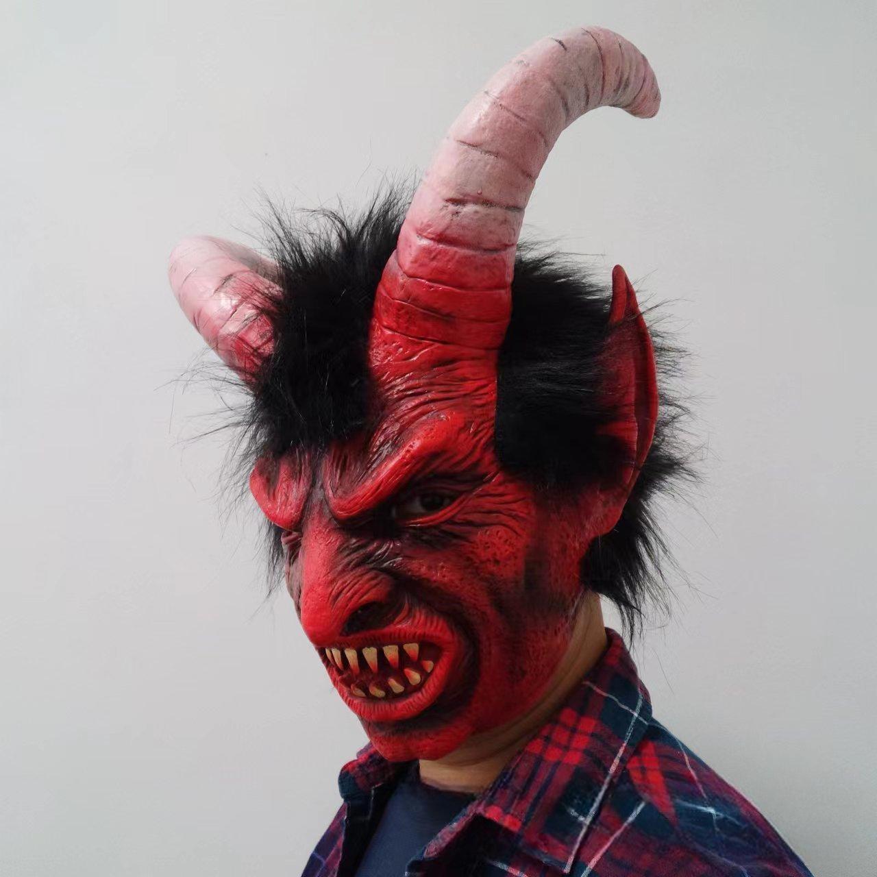 Lucifer Red Face Mask