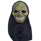 Kapuzenkopfmaske alte Hexe