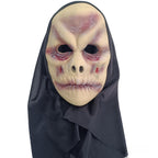 Kapuzenkopfmaske alte Hexe