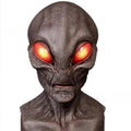 Rotäugige Alien-Maske