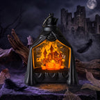 Lanterne à bougie LED sans flamme pour Halloween