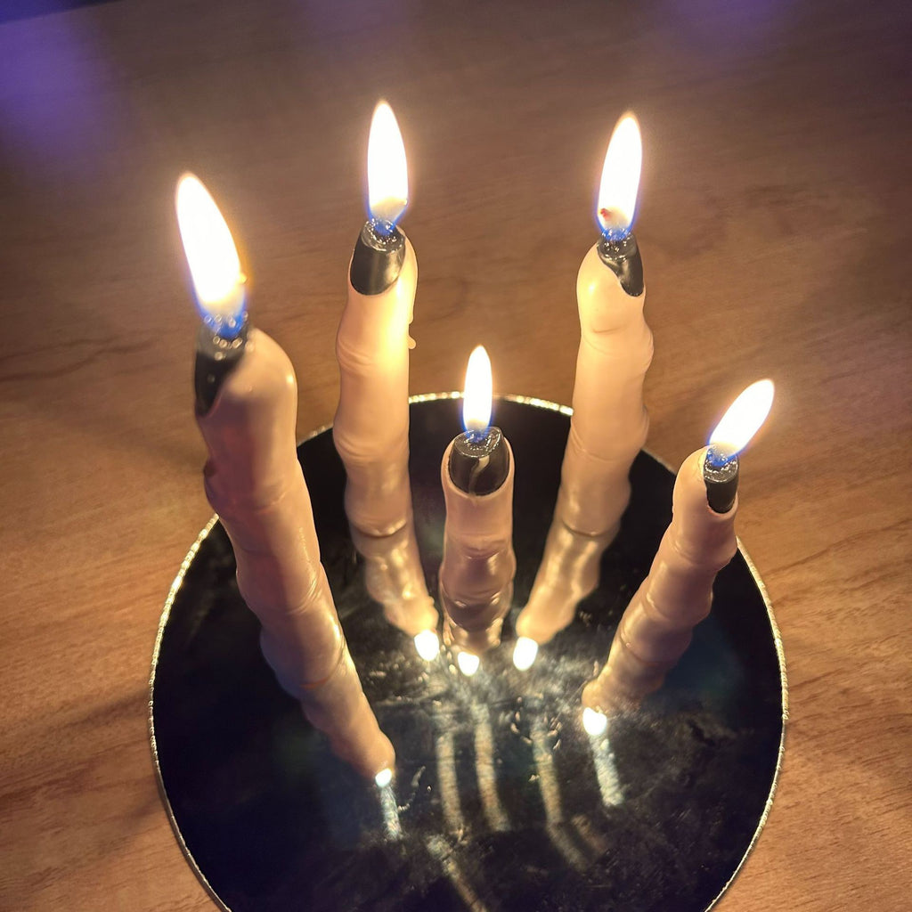 Horror-Kerzen in Fingerform