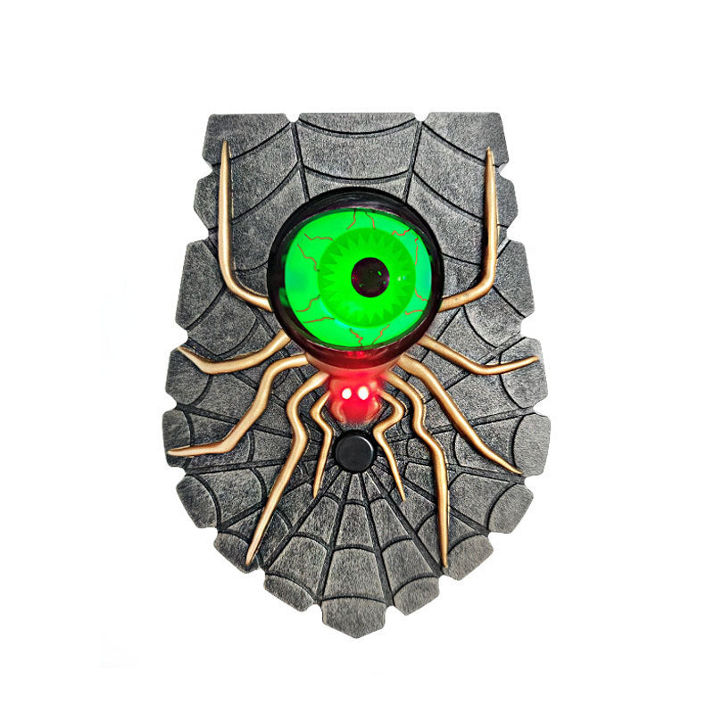 Sonnette de porte araignée à œil effrayant