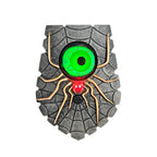 Sonnette de porte araignée à œil effrayant