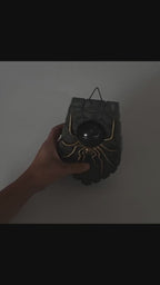 Sonnette de porte araignée à œil effrayant